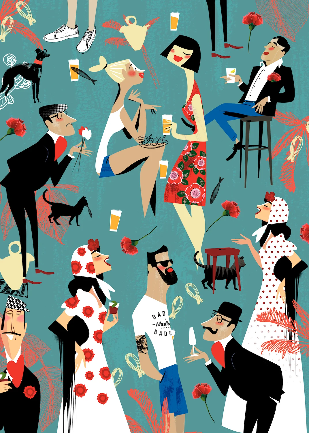 Jorge Arévalo friends madri